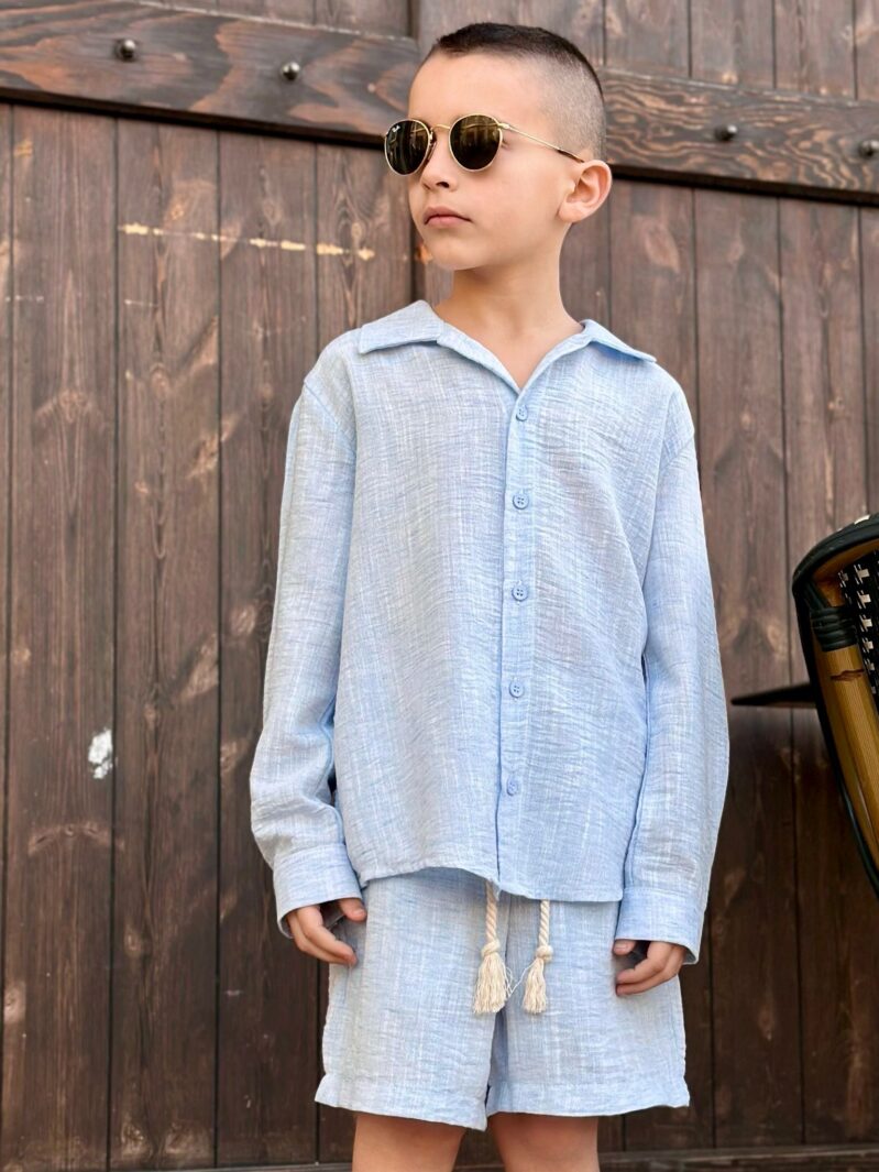 חליפת פשתן גברים